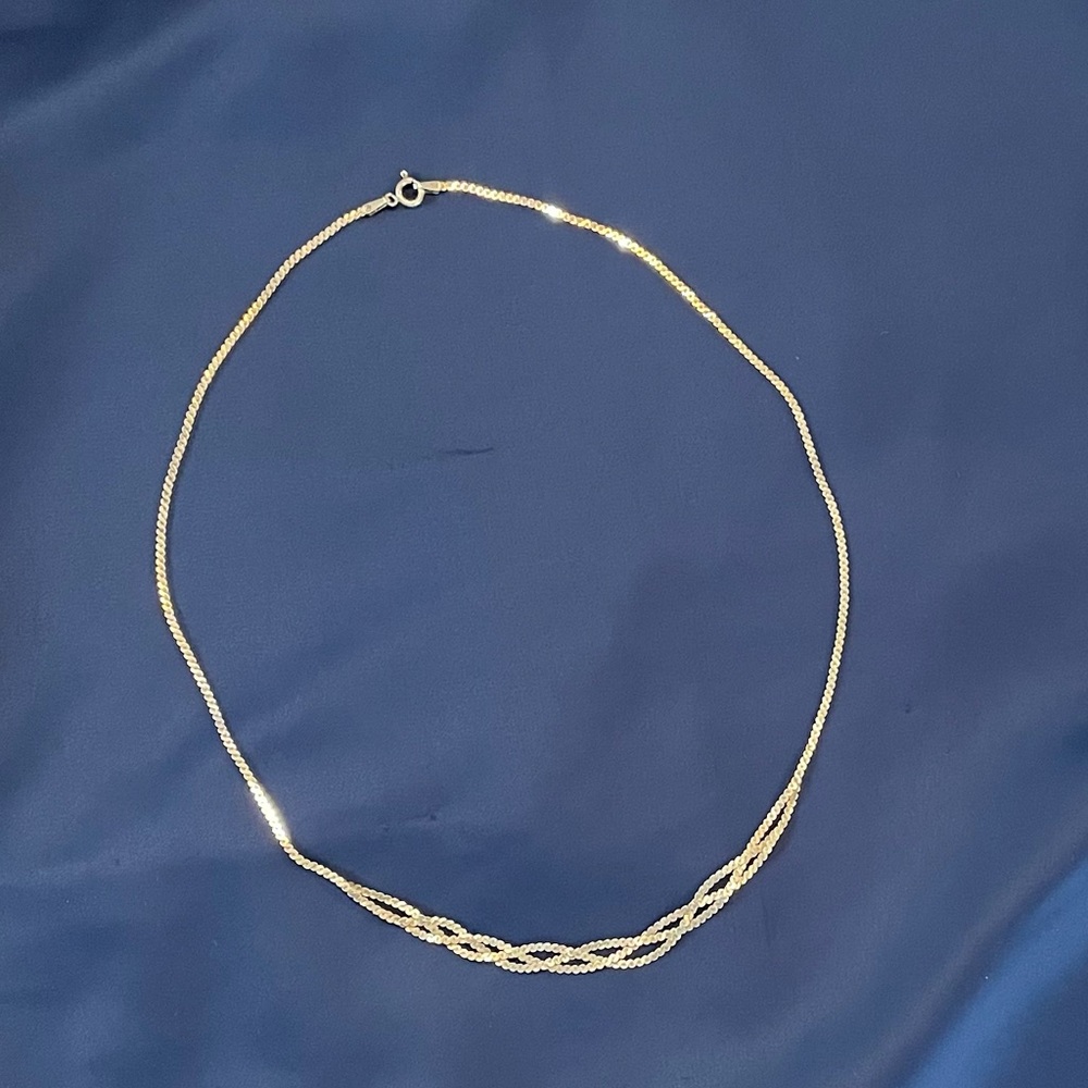 .925 Silver S link necklace